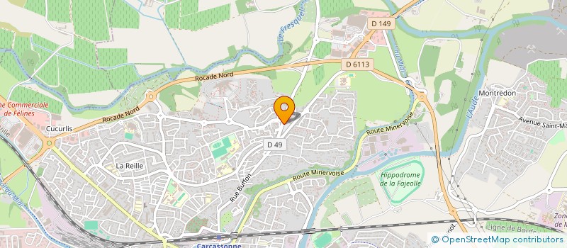 localisation de l'entreprise AUGER BARBOUX INDIVISION à CARCASSONNE