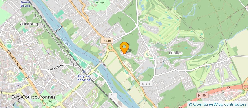 localisation de l'entreprise AUGER BCM  ETIOLLES