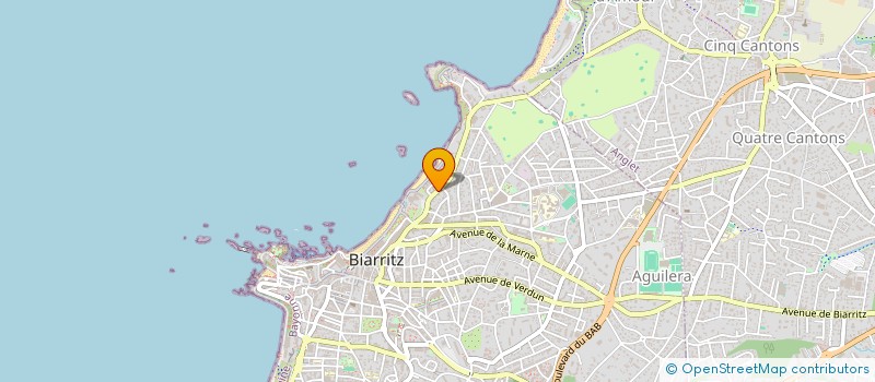 localisation de l'entreprise AUGER EN INDIVISION à BIARRITZ