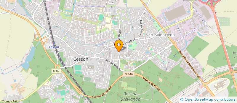 localisation de l'entreprise AUGER FRERES à VERT-SAINT-DENIS