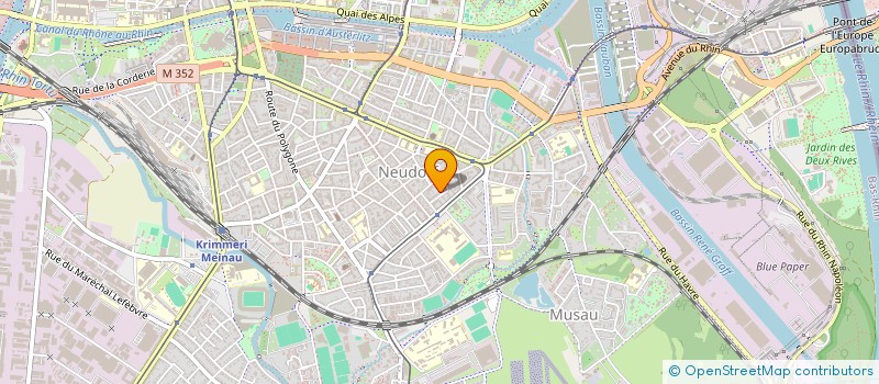 localisation de l'entreprise AUGER GROSS à STRASBOURG