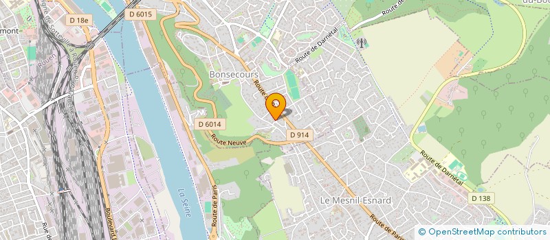 localisation de l'entreprise AUGER IMMOBILIER  BONSECOURS