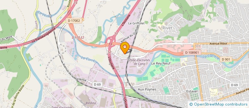 localisation de l'entreprise AUGER INVEST  USSAC