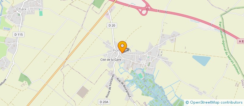 localisation de l'entreprise AUGER YVES ET FILS  DOIX LES FONTAINES