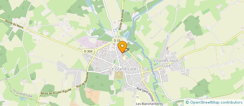 localisation de l'entreprise AUGEREAU  LE GRAND-LUCE