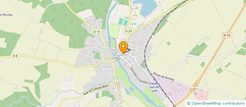 localisation de l'entreprise AUGEREAU PLEIN AIR à CLOYES-LES-TROIS-RIVIERES