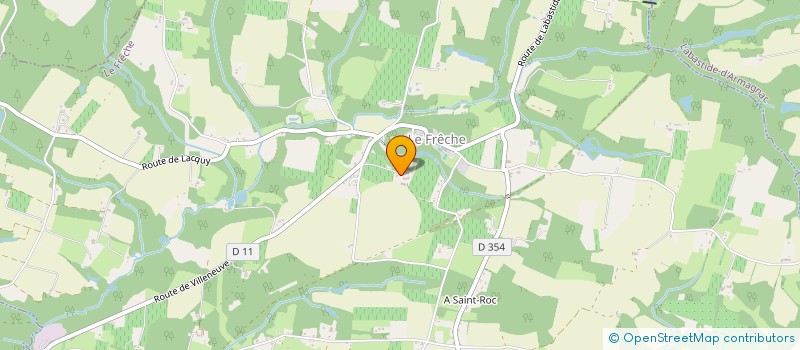 localisation de l'entreprise AUGERON  LE FRECHE