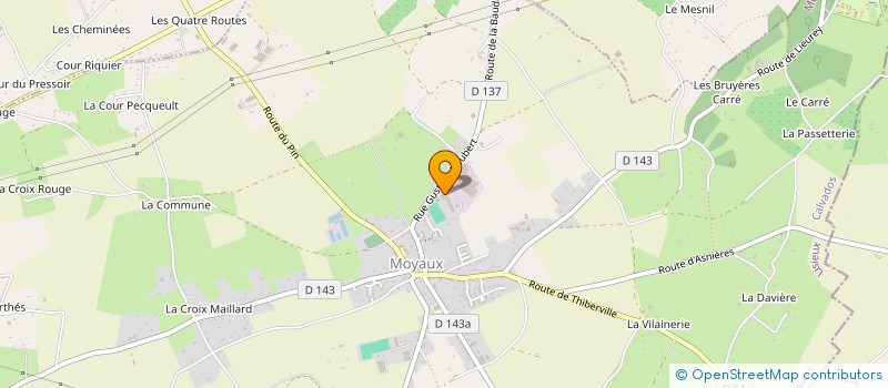 localisation de l'entreprise AUGERON DEMENAGEMENTS SARL  MOYAUX