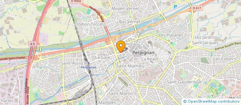 localisation de l'entreprise AUGEZ  PERPIGNAN