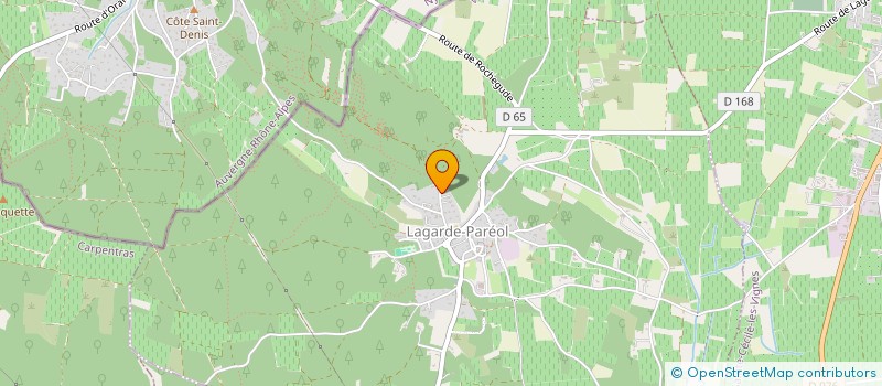 localisation de l'entreprise AUGI  LAGARDE-PAREOL