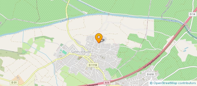 localisation de l'entreprise AUGI  SALLES-D'AUDE