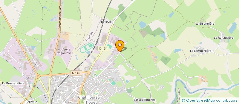 localisation de l'entreprise AUGIDEL  CHATILLON-SUR-THOUET