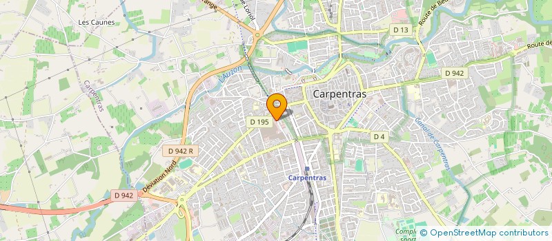 localisation de l'entreprise AUGIER à CARPENTRAS