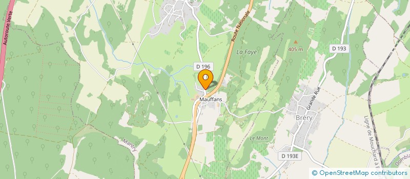 localisation de l'entreprise AUGIER GC à MANTRY