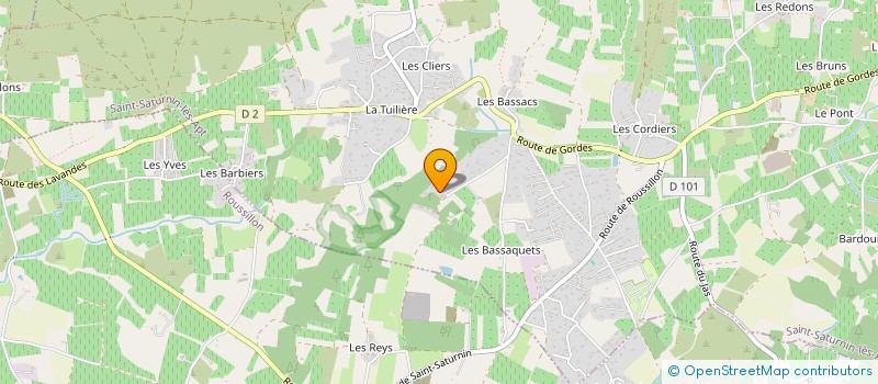localisation de l'entreprise AUGIER JF à SAINT-SATURNIN-LES-APT