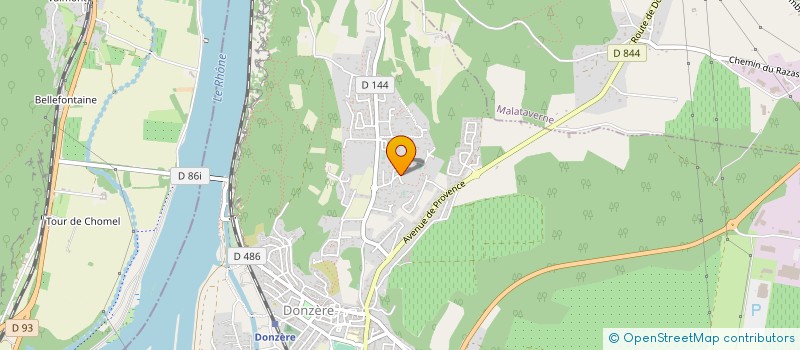 localisation de l'entreprise AUGIER PASERO ARTS ET TRADITIONS  DONZERE