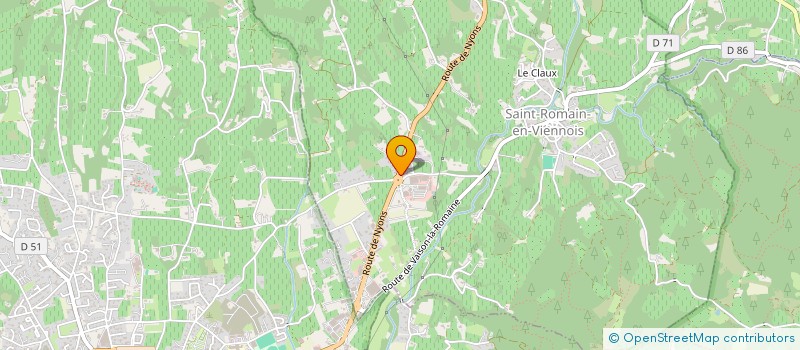 localisation de l'entreprise AUGIER PERE ET FILS  SAINT-ROMAIN-EN-VIENNOIS