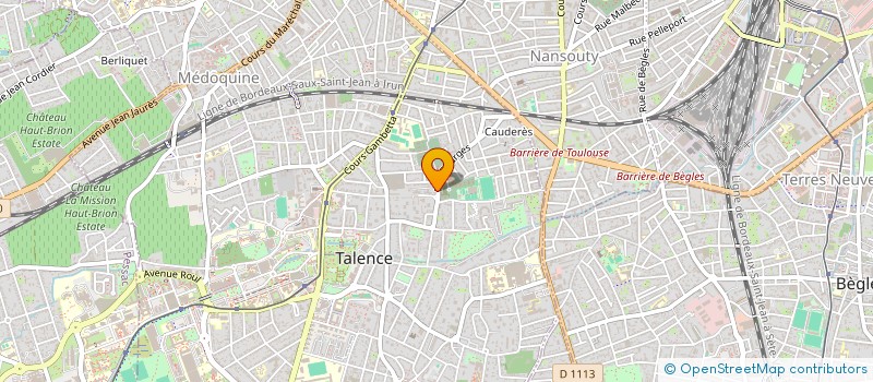 localisation de l'entreprise AUGIL  TALENCE