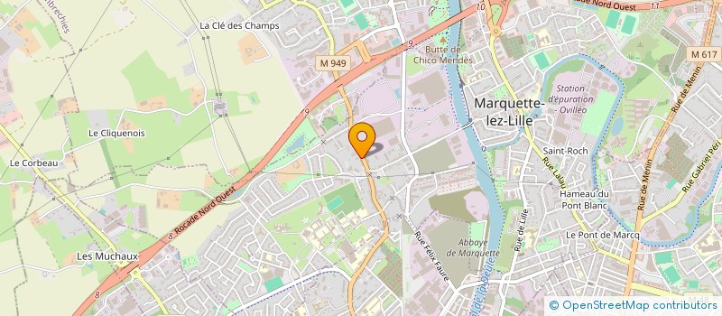 localisation de l'entreprise AUGIMO  MARQUETTE-LEZ-LILLE