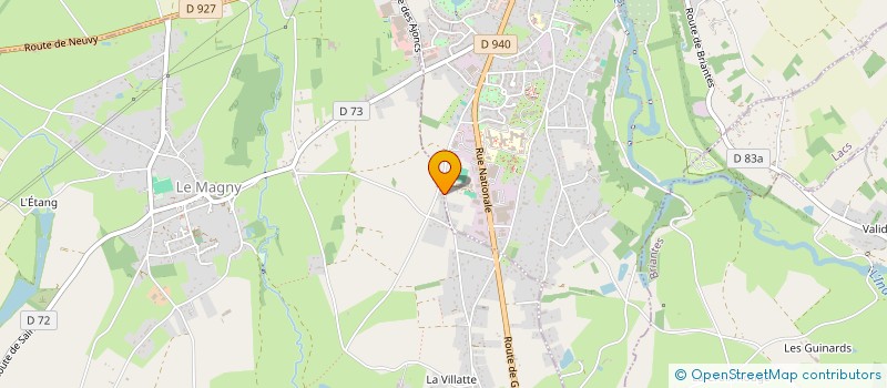 localisation de l'entreprise AUGIS à VERNEUIL-SUR-IGNERAIE