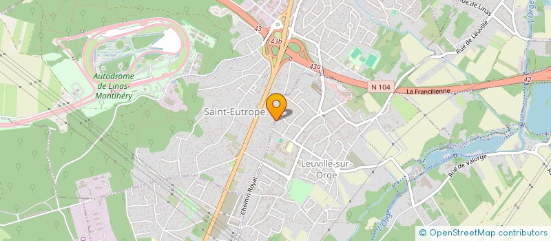 localisation de l'entreprise AUGIS-SAMSON à LINAS