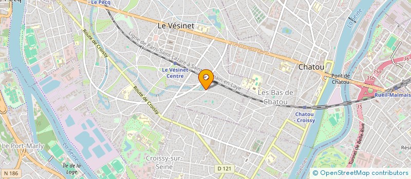 localisation de l'entreprise AUGMENTED BY BBC  LE VESINET