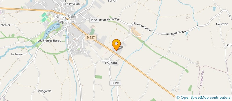 localisation de l'entreprise AUGRAS à NEUVY-SAINT-SEPULCHRE