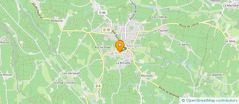 localisation de l'entreprise AUGRIS  VILLIE-MORGON