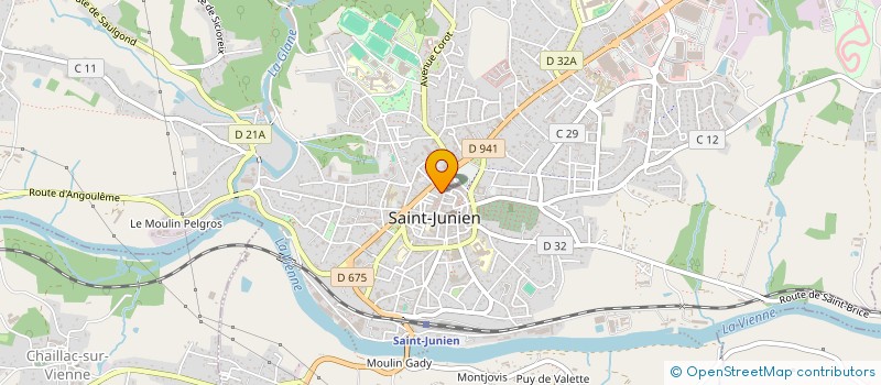 localisation de l'entreprise AUGRIS  SAINT-JUNIEN