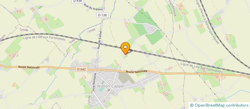 localisation de l'entreprise AUGUBA à WALLON-CAPPEL