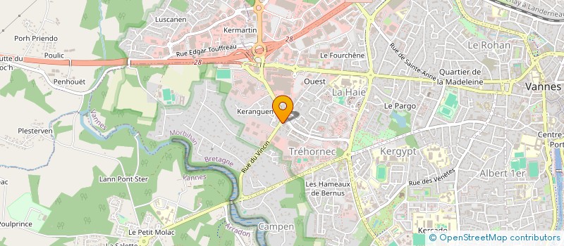 localisation de l'entreprise AUGURI ALIMENTARI à VANNES