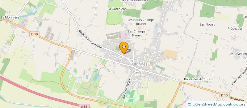 localisation de l'entreprise AUGUST'1  ALLONNES