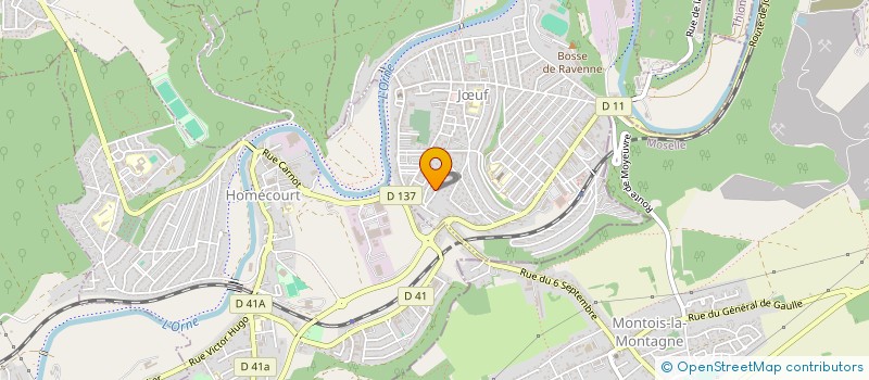 localisation de l'entreprise AUGUSTA  JOEUF