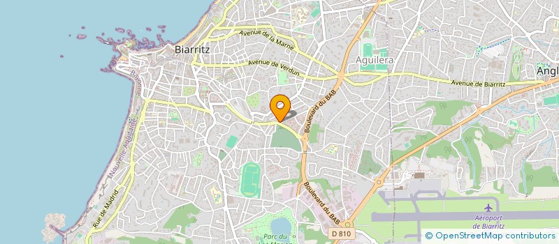 localisation de l'entreprise AUGUSTA à BIARRITZ