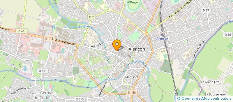 localisation de l'entreprise AUGUSTE à ALENCON