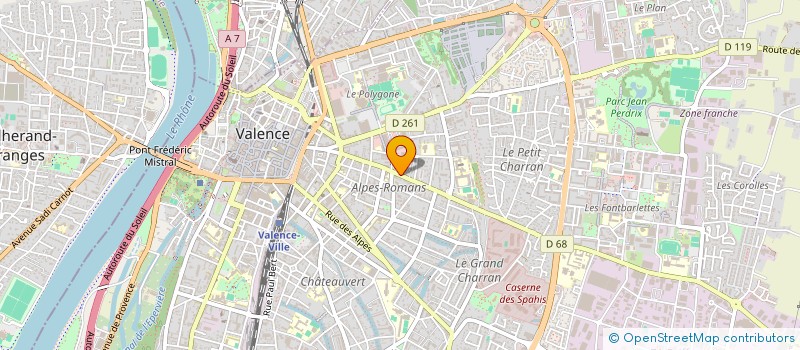 localisation de l'entreprise AUGUSTE à VALENCE