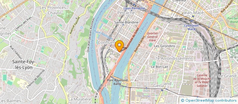 localisation de l'entreprise AUGUSTE COMTE  LYON