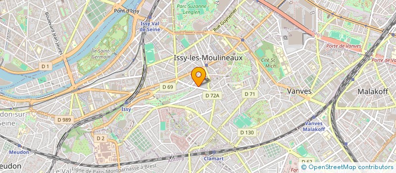 localisation de l'entreprise AUGUSTE GERVAIS à ISSY-LES-MOULINEAUX
