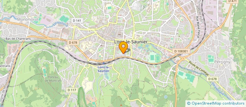 localisation de l'entreprise AUGUSTE & LEOPOLD à LONS-LE-SAUNIER