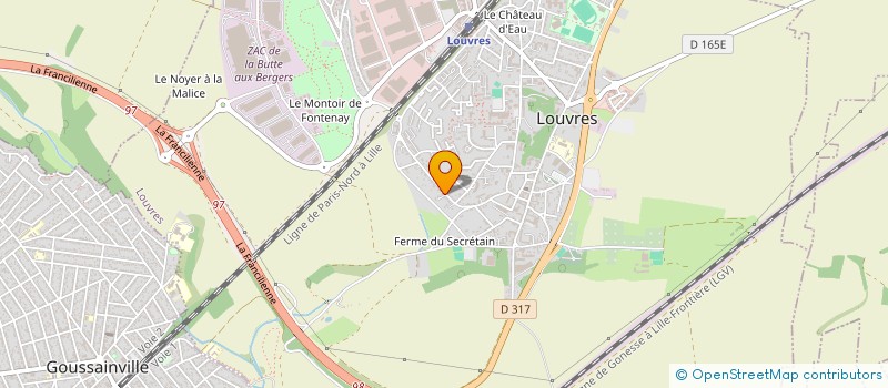 localisation de l'entreprise AUGUSTE MALLET  LOUVRES