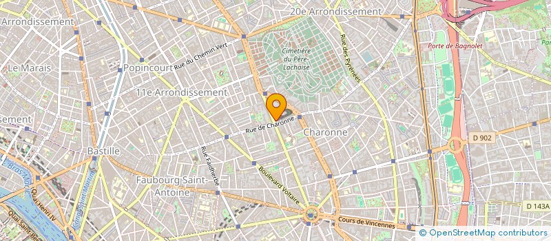 localisation de l'entreprise AUGUSTE RETOUCHE  PARIS