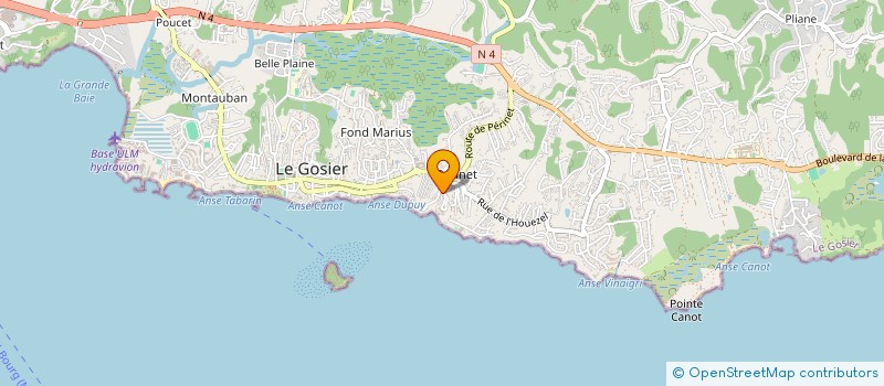 localisation de l'entreprise AUGUSTE & SILVESTRE à LE GOSIER