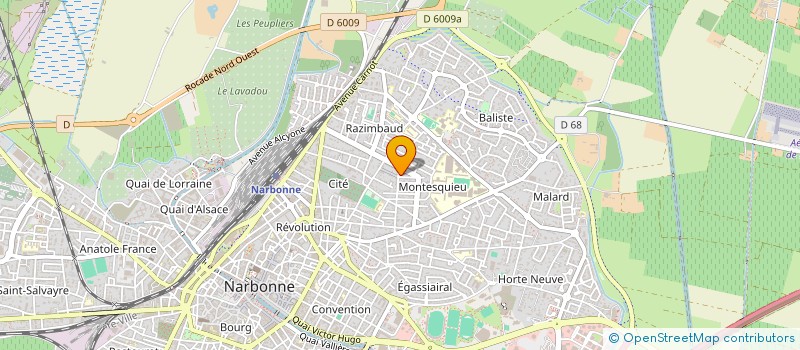 localisation de l'entreprise AUGUSTHEA  NARBONNE
