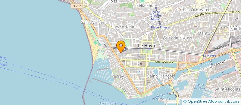 localisation de l'entreprise AUGUSTIER à LE HAVRE