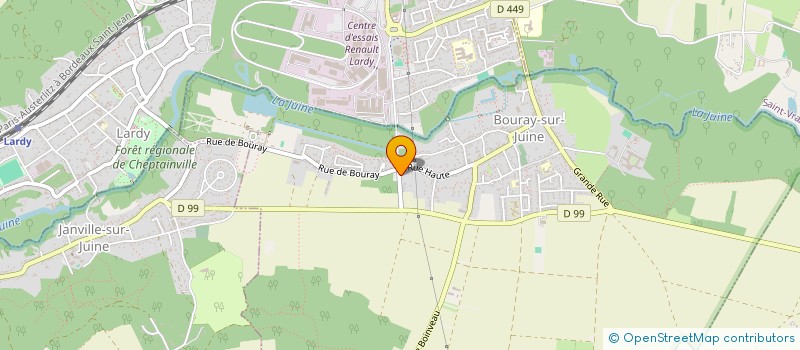 localisation de l'entreprise AUGUSTIN  BOURAY-SUR-JUINE