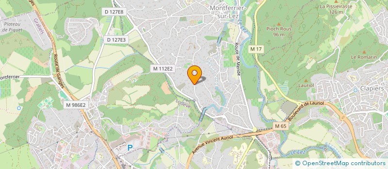 localisation de l'entreprise AUGUSTIN  MONTFERRIER-SUR-LEZ