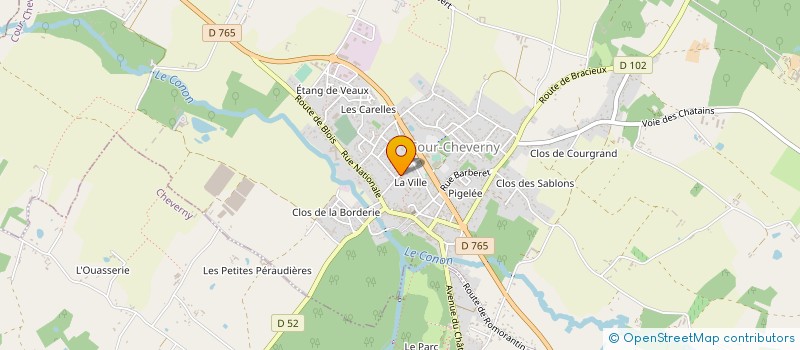 localisation de l'entreprise AUGUSTIN THIERRY  COUR-CHEVERNY