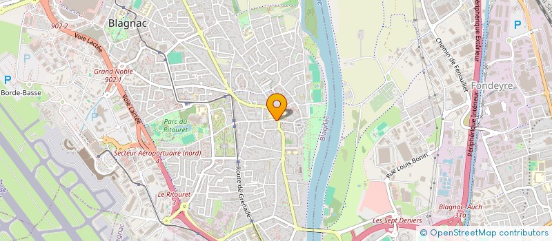 localisation de l'entreprise AUGUSTINA  BLAGNAC