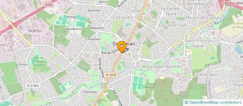 localisation de l'entreprise AUGUSTINE  GRADIGNAN