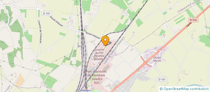 localisation de l'entreprise AUGUSTINE  CHATEAUNEUF-SUR-ISERE